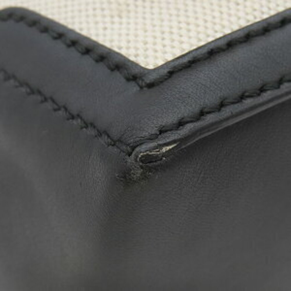 Balenciaga Backpack Daypack Canvas Leather White Black Comes - Picture 4 of 9